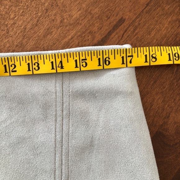 Steve Madden, Faux Suede Skirt, Grey, Lined, Size L, New With Tags - Picture 14 of 14